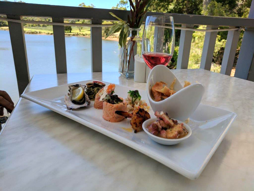 delicious food and wine in margaret river