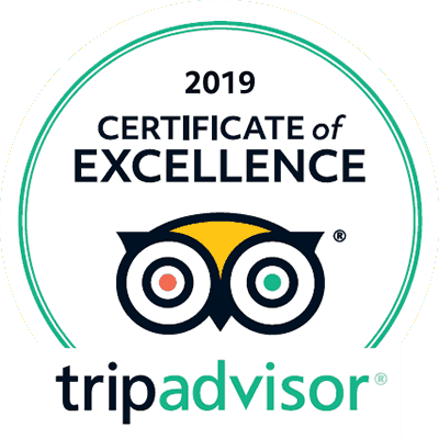 2019 Certificate of Excellence tripadvisor