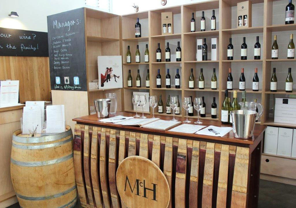 wine tasting at McHenry Hohnen on a tour multiday experience