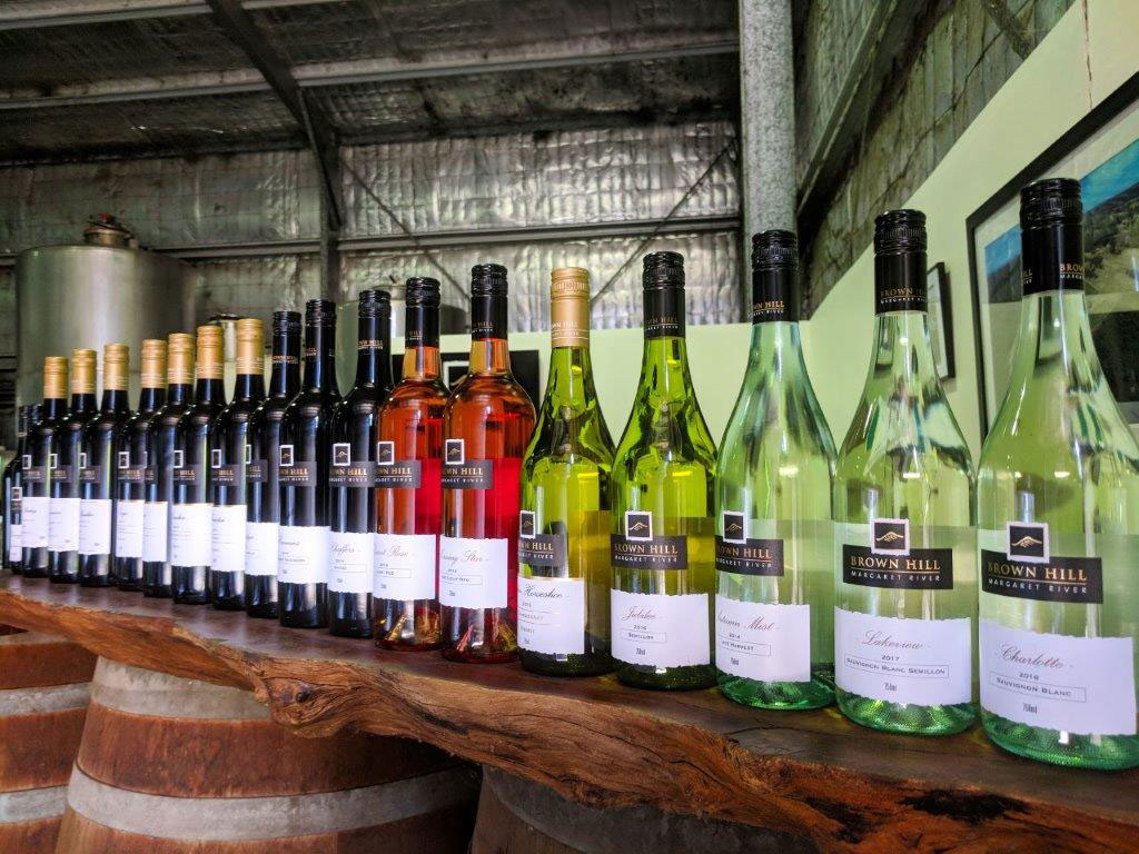 Enjoy Brown Hill wines on the luxury wine tours in Margaret River