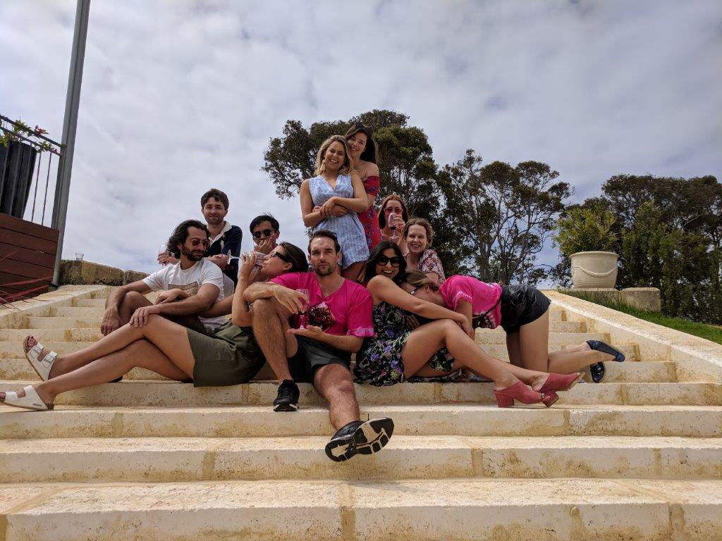A group enjoying the Margaret River Wine Tours