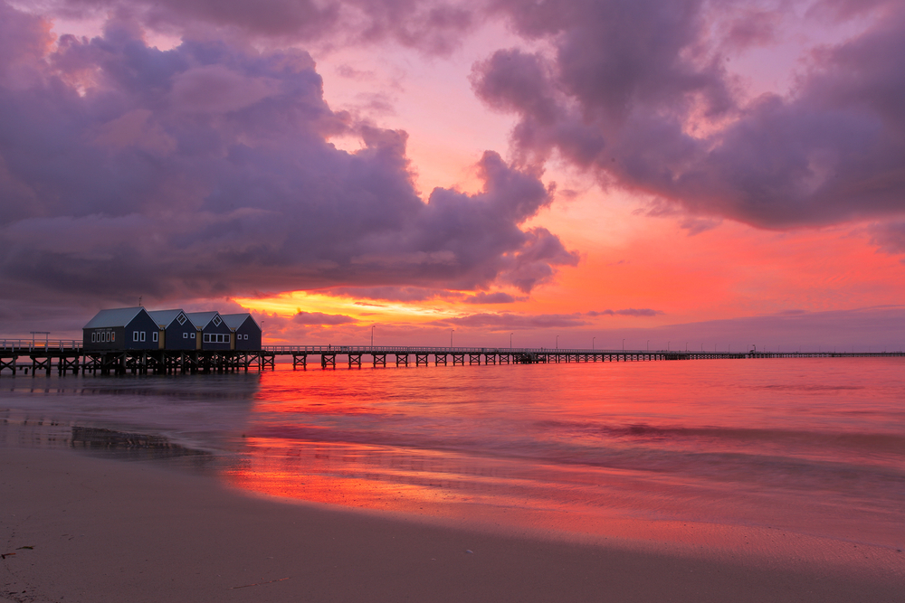 Watch a sunset on a Busselton Jetty tour in Margaret River - Harvest Tours