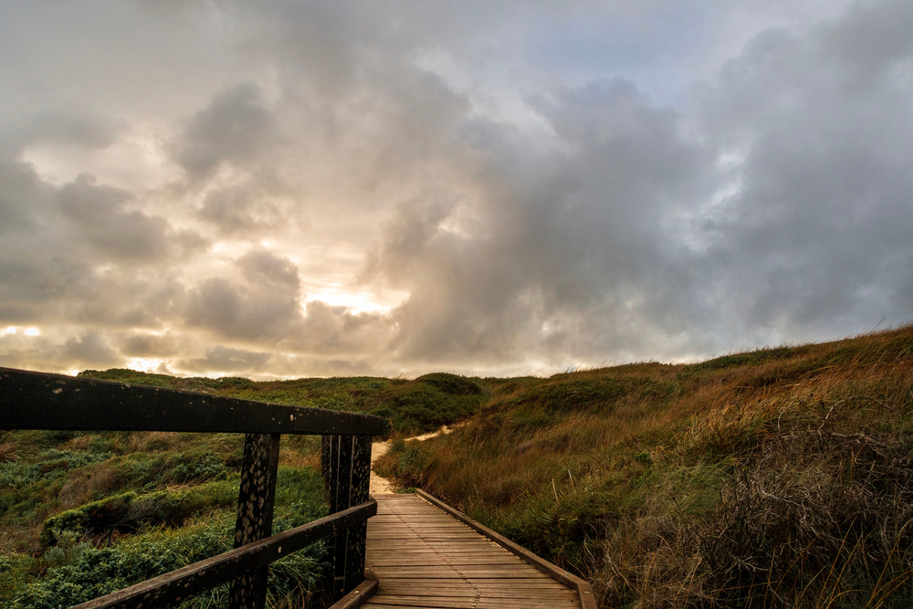 The sun setting on the Cape to Cape Track Quinninup on a Margaret River wine tour