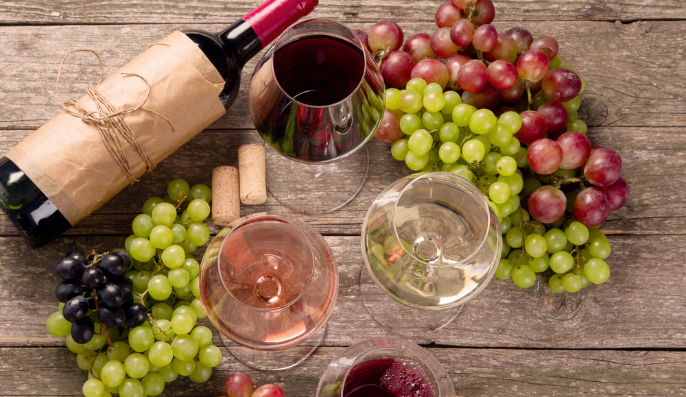 Variety of wines in Margaret River wine tours - Harvest Tours