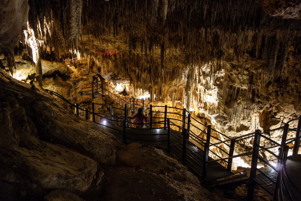 Cave exploration in Margaret River