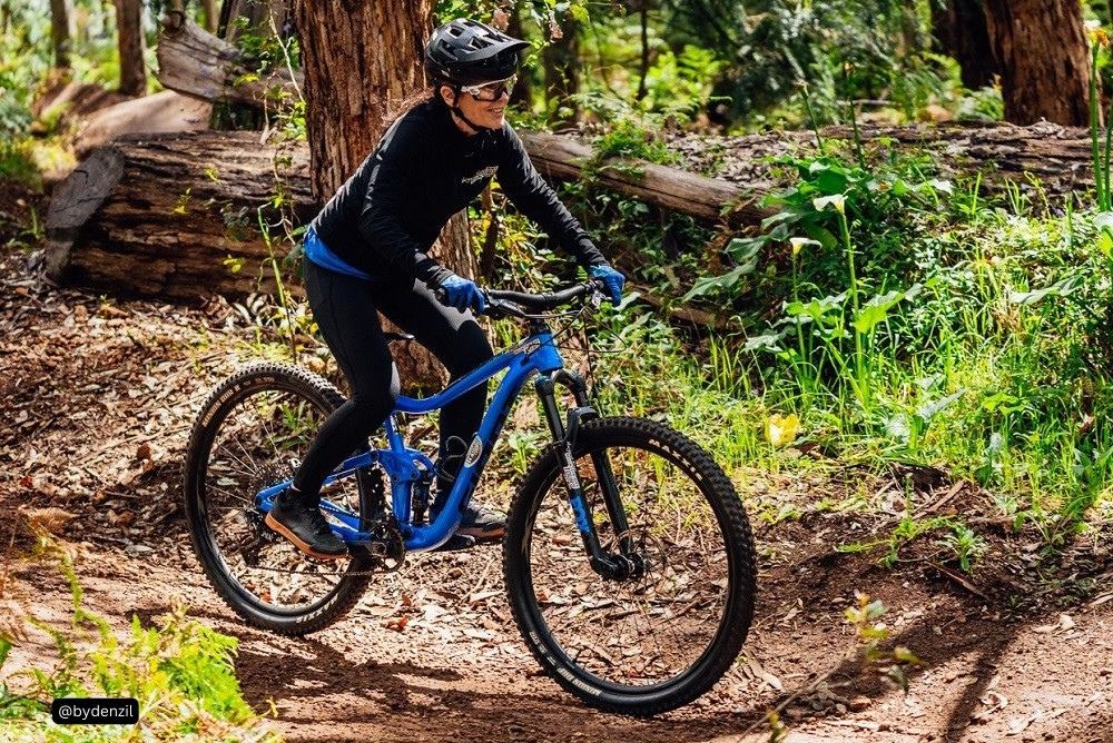 Mountain biker riding on Fluid, Wooditjup Trails