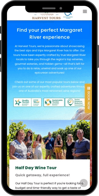 Mobile Booking Of A Tour Today